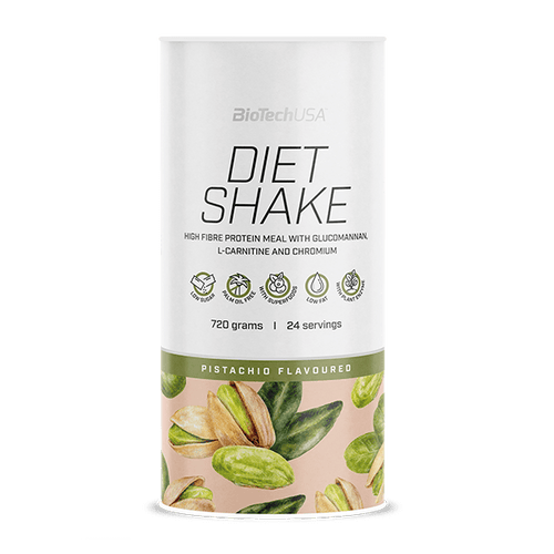 BioTechUSA Diet Shake bevanda proteica in polvere, ricca di fibre alimentari, dal basso contenuto di grassi, con superfood, senza olio di palma.
