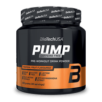 BioTechUSA Pump Caffeine Free bevanda in polvere priva di caffeina contenente aminoacidi, sali minerali.