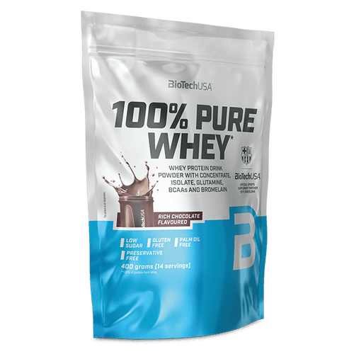 100% Pure Whey rich chocolate (limited) - 400 g - BioTechUSA Italy