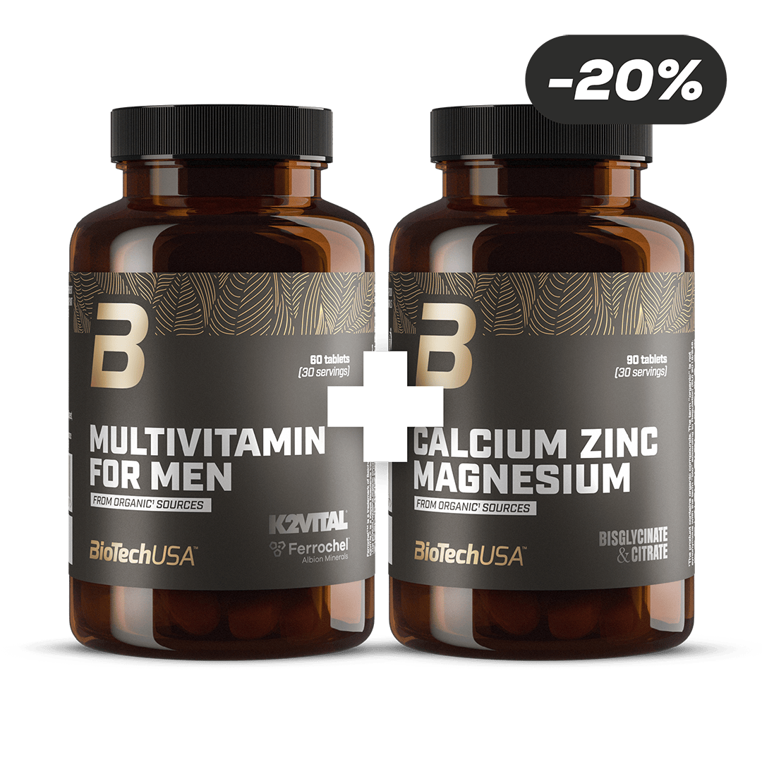 Multivitamin For Men + Calcium Zinc Magnesium from organic sources