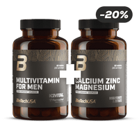 Multivitamin For Men + Calcium Zinc Magnesium from organic sources - BioTechUSA Italy