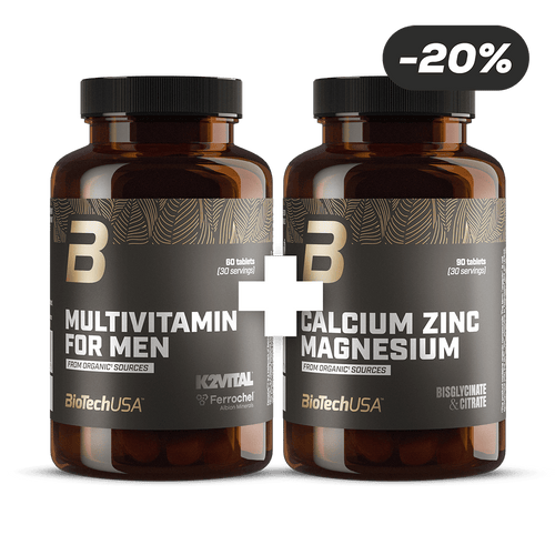 Multivitamin For Men + Calcium Zinc Magnesium from organic sources