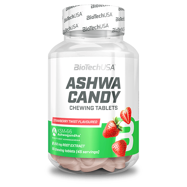 Ashwa Candy - 90 compresse masticabili strawberry twist