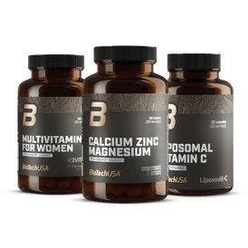 Multivitamin For Women + Calcium Zinc Magnesium + Liposomal Vitamin C from organic sources - BioTechUSA Italy