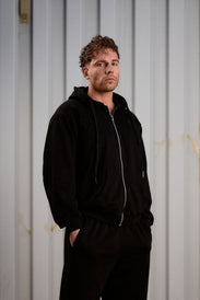 Felpa oversize da uomo CORE con zip - BioTechUSA Italy