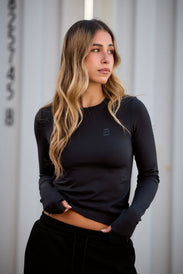 Top a maniche lunghe da donna TIMELESS a compressione - BioTechUSA Italy