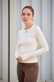 Top a maniche lunghe da donna TIMELESS a compressione - BioTechUSA Italy