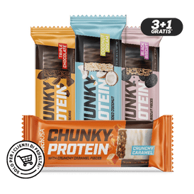 Chunky Protein Bar 3+1 - BioTechUSA Italy