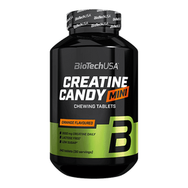 Creatine Candy Mini - 240 compresse masticabili - BioTechUSA Italy