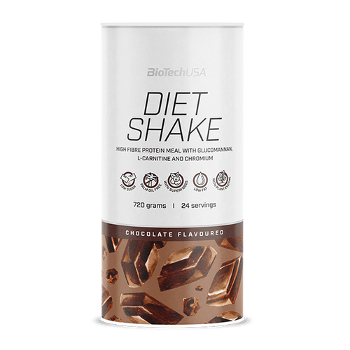 BioTechUSA Diet Shake bevanda proteica in polvere, ricca di fibre alimentari, dal basso contenuto di grassi, con superfood, senza olio di palma.