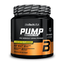 Pump Caffeine Free bevanda in polvere - 330 g - BioTechUSA Italy