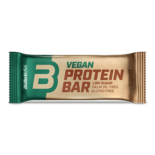 La BioTechUSA Vegan Protein Bar è una barretta proteica senza glutine e lattosio, con fonti proteiche di origine vegetale, ricoperta da delizioso cioccolato.