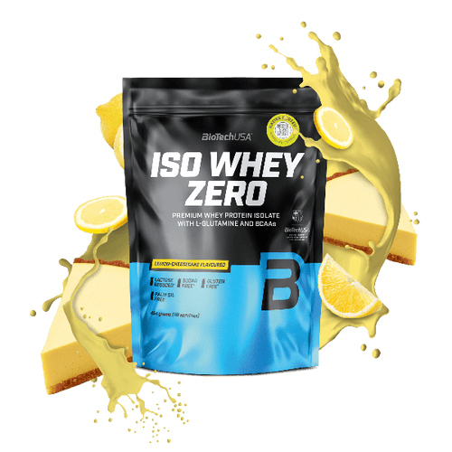 BioTechUSA Iso Whey Zero con ridotto contenuto di lattosio polvere di bevanda a base di isolato di proteine del siero di latte, senza glutine e senza zuccheri, con sapori fantastici. Il suo contenuto proteico aiuta l'aumento della massa muscolare. 