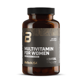Multivitamin For Women from organic sources - 60 compresse - BioTechUSA Italy