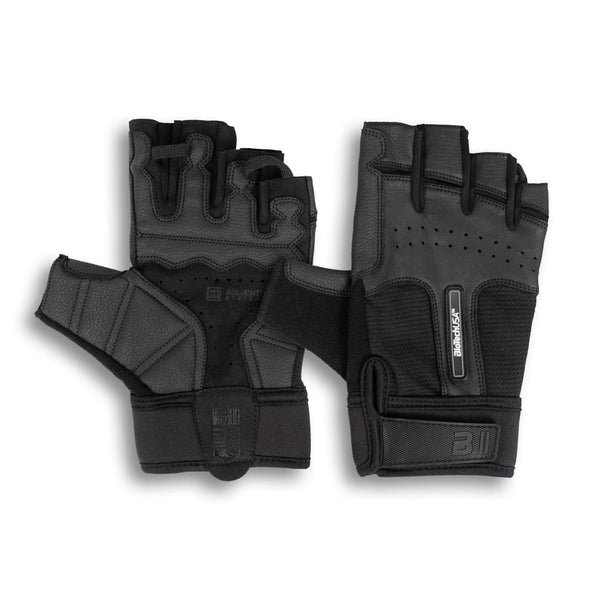 Guanti Palestra ActiveForce Gel Con Cinturino E Impugnatura Imbottita, Neri, Taglie XS-XXL