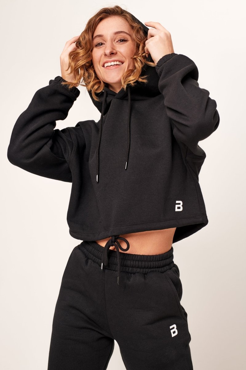Crop Top a Maniche Lunghe Alpine - Light Gray Melange - Performance e Crop Top a Maniche Lunghe Alpine - Light Gray Melange - Performance e