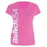 Maglietta da donna BioTechUSA, Pink